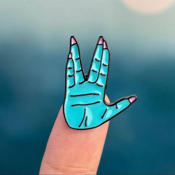 Whatever Monster Hand Enamel Pin/ Brooch Lapel - Picture 1 of 6